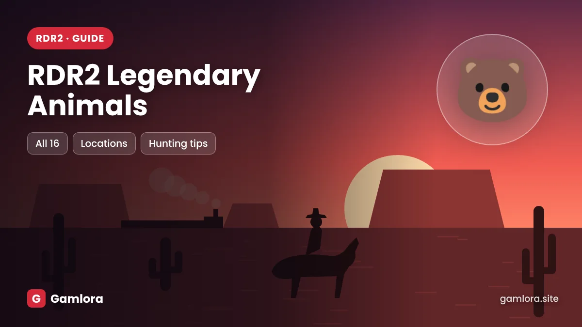 RDR2 legendary animals locations: all 16 legendary animals